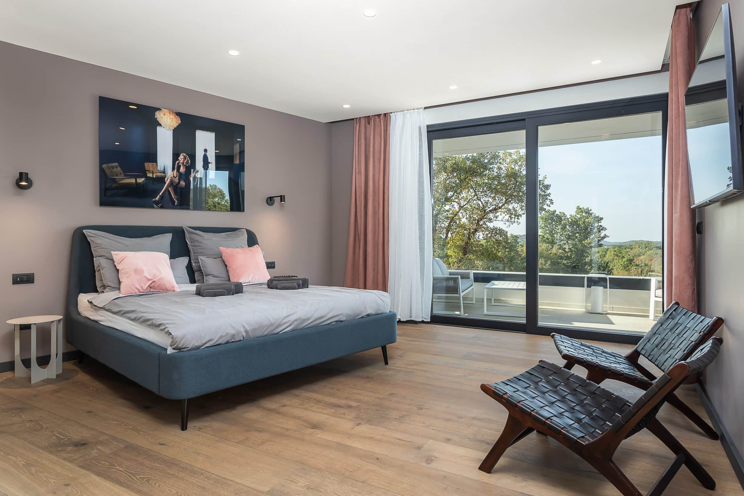 Schlafzimmer Villa Orlando Kirmenjak