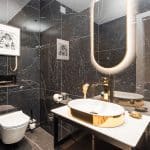 Gäste-WC im Erdgeschoss Villa Orlando Kirmenjak