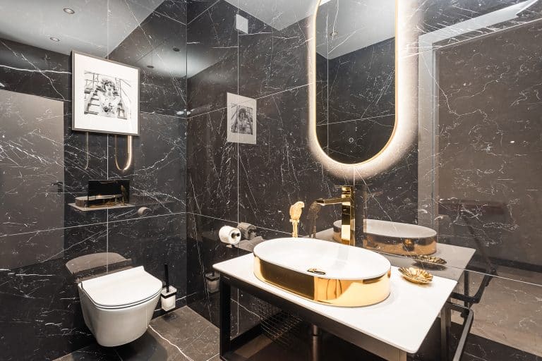 Gäste-WC im Erdgeschoss Villa Orlando Kirmenjak